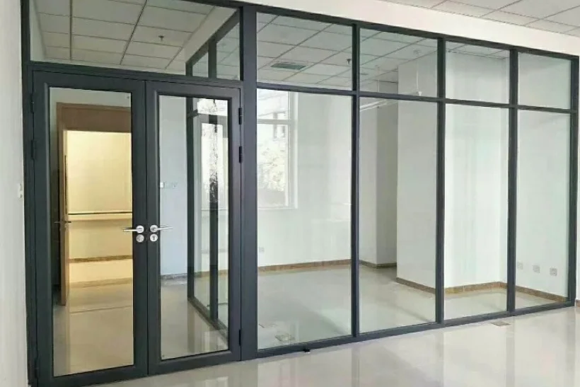 Aluminium frame partition installation Singapore for commercial interior spaces